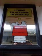 Vintage spiegel Snoopy, Verzamelen, Stripfiguren, Ophalen of Verzenden, Snoopy, Gebruikt, Gebruiksvoorwerp
