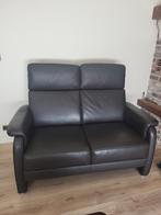 Tweezit + driezit (incl relax) + eenzit (incl relax) leder, Ophalen, Zo goed als nieuw, Rechte bank, Leer