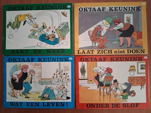 OKTAAF KEUNINK uit HET VOLK 4 DELEN 1985, Boeken, Stripverhalen, Gelezen, Meerdere stripboeken, Ophalen of Verzenden