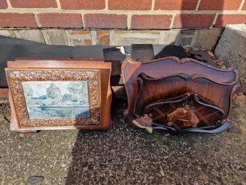 Lot porte-journaux bois beschikbaar voor biedingen