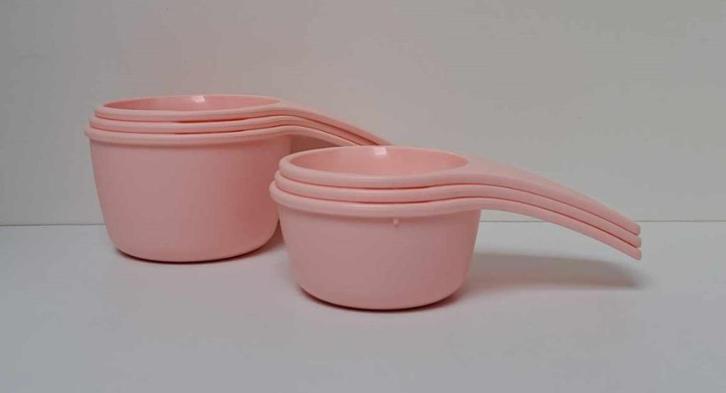 Tupperware™ « Maatschepjes »  x 6 - roze, Huis en Inrichting, Keuken | Tupperware, Nieuw, Bak of Kom, Paars, Verzenden