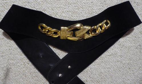 Zwarte ceintuur, Kleding | Dames, Riemen en Ceinturen, Gedragen, Ophalen of Verzenden