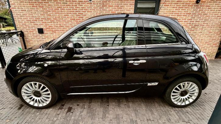 Fiat 500 Turbo TwinAir Lounge 85 PK, Autos, Fiat, Particulier, Airbags, Air conditionné, Bluetooth, Ordinateur de bord, Verrouillage central