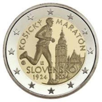 NIEUW 2 euro Slowakije 2024 'Marathon Kosice' beschikbaar voor biedingen
