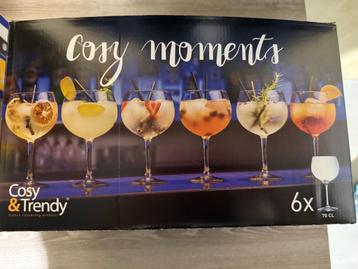 COSY MOMENTS COCKTAILGLAS-GIN 70CL SET 12 stuks NIEUW !!! beschikbaar voor biedingen