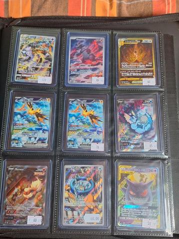 Pokemon Binder Sale hitjes (NM condition) beschikbaar voor biedingen