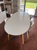 Table Safira + 5 chaises, Maison & Meubles, Tables | Tables à manger, Cinq personnes ou plus, Comme neuf, Enlèvement, Autres essences de bois