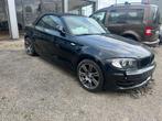 BMW 1reeks 118i cabrio, Auto's, BMW, Cabriolet, Zwart, Leder, Handgeschakeld