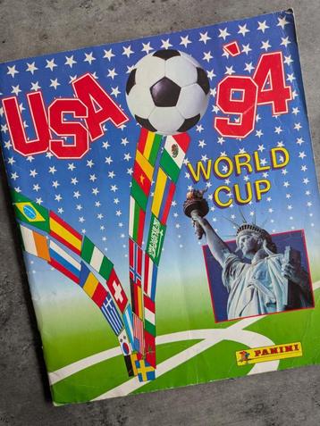 PANINI WORLD CUP USA 94 sticker album voetbal 1994 volledig beschikbaar voor biedingen