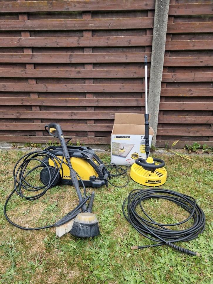 Karcher hogedrukreiniger 620M en T300, Tuin en Terras, Hogedrukreinigers, Gebruikt, Elektrisch, Ophalen