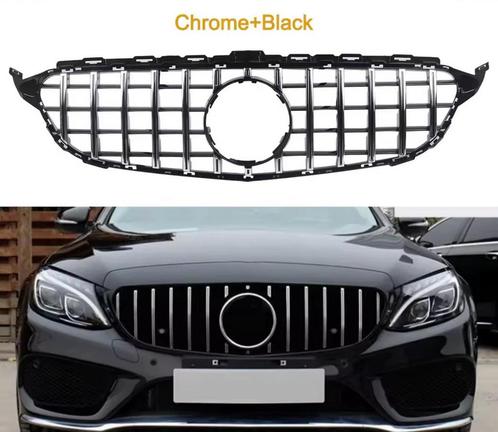 GT Grill voor Mercedes W205 2014–2020 – Nieuw, Auto-onderdelen, Carrosserie, Voor, Ophalen of Verzenden