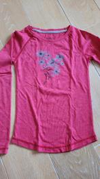 Rozerode longsleeves met bloemen - Scapa - maat 8 jaar (128), Kinderen en Baby's, Kinderkleding | Maat 128, Meisje, Ophalen of Verzenden
