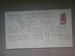 Tekst bord, Ophalen of Verzenden, Nieuw