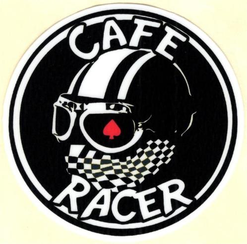 Cafe Racer sticker #23, Motoren, Accessoires | Stickers, Verzenden