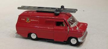 DINKY TOYS UK FORD TRANSIT BRANDWEER REF 286 beschikbaar voor biedingen