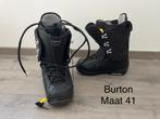 Bottes de snowboard Burton noir taille 41, Sports & Fitness, Comme neuf, Enlèvement