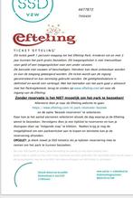 4 tickets voor Efteling, Trois personnes ou plus, Ticket ou Carte d'accès