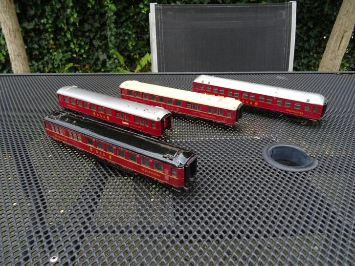 Lot DSG wagons - Fleischmann- HO, Hobby en Vrije tijd, Modeltreinen | H0, Gebruikt, Wagon, Gelijkstroom, Fleischmann, Analoog