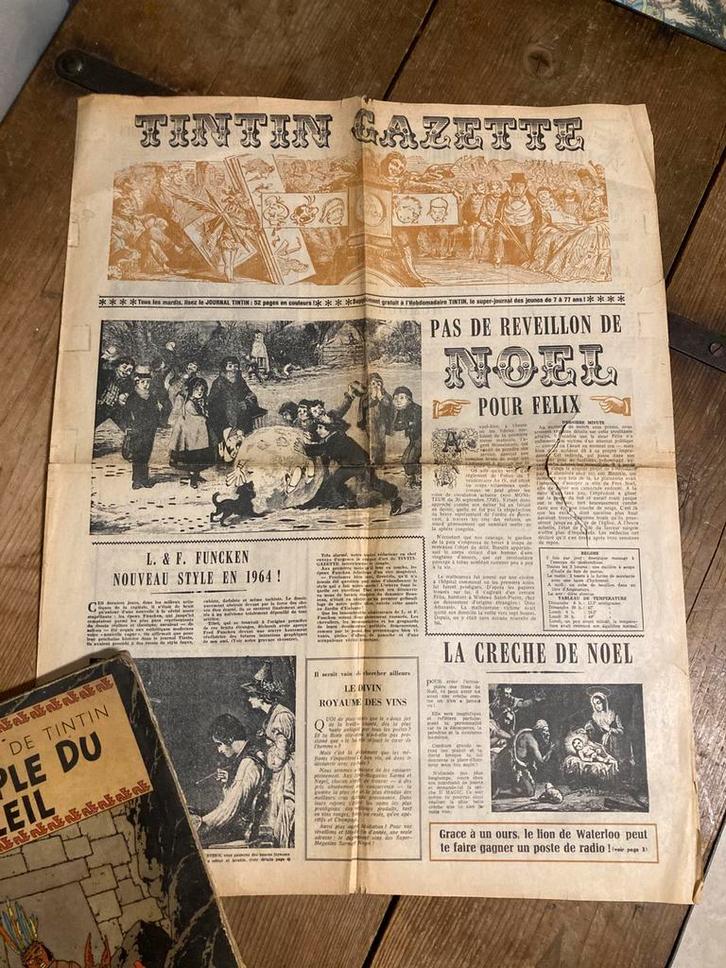 KUIFJE - Kuifje Gazette -verzamelaar -Het dagboek van Kuifje, Verzamelen, Tijdschriften, Kranten en Knipsels, Tijdschrift, 1960 tot 1980