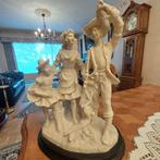 Wit stenen familiebeeld, Antiek en Kunst, Ophalen