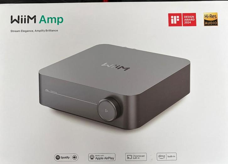 WIIM Amp, TV, Hi-fi & Vidéo, Amplificateurs & Ampli-syntoniseurs, Comme neuf, Stéréo, 60 à 120 watts, Autres marques, Enlèvement ou Envoi