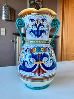 Keramische Italiaanse Deruta vaas, Ophalen