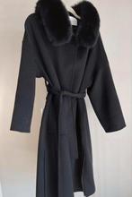 Zwarte lange mantel, ANDERE, Taille 36 (S), Noir, Envoi