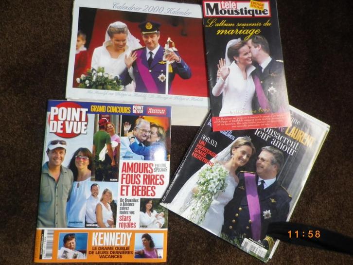 LIVRES SUR LA FAMILLE ROYALE, Verzamelen, Koningshuis en Royalty, Gebruikt, Tijdschrift of Boek, Ophalen of Verzenden