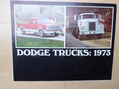 USA folder DODGE Truck gamma, Engels, 1973, Livres, Catalogues & Dépliants, Dépliant, Envoi