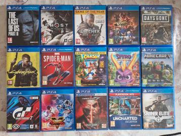Verschillende Ps4 games te koop. beschikbaar voor biedingen