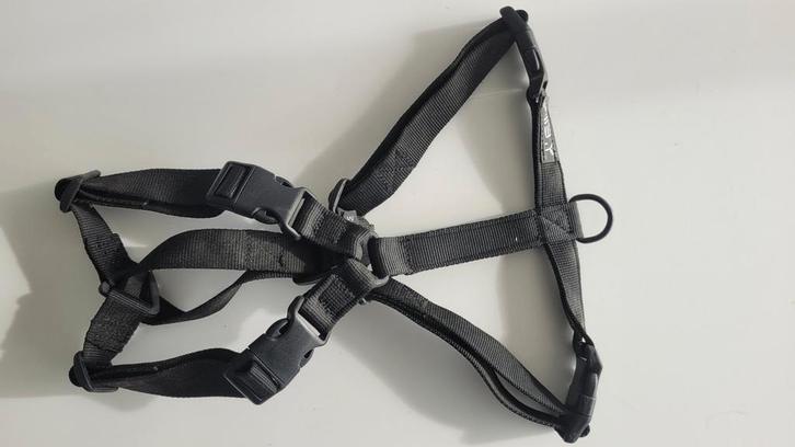 Nieuw Y-tuig voor honden – zwart (maat M, 4 sluitingen), Dieren en Toebehoren, Hondenhalsbanden en Penningen, Nieuw, Ophalen of Verzenden