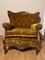 Groene vintage fauteuil, Antiek en Kunst, Ophalen