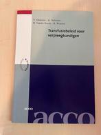 Transfusiebeleid voor verpleegkundigen, Ophalen of Verzenden, Zo goed als nieuw