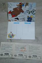Jommeke verjaardagskalender sticker Rode Kruis 1994 + Kuifje, Livre ou Jeu, Tintin, Enlèvement