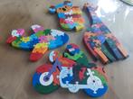 Houten speelgoedpuzzels, Kinderen en Baby's, Ophalen, Zo goed als nieuw