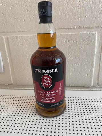 Springbank 12 yo cask strength batch 27 - whisky, Enlèvement ou Envoi, Comme neuf