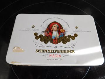 Sigarenkistje (Leeg) SCHIMMELPENNINCK, Verzamelen, Ophalen of Verzenden, Gebruikt, Luciferdoosjes of -merken