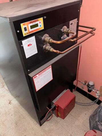 Mazoutketel + brander + expansievat beschikbaar voor biedingen