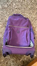 Petite valise Kipling mauve, Comme neuf