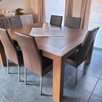 Tafel+ stoelen, Huis en Inrichting, Tafels | Eettafels, Ophalen, Zo goed als nieuw