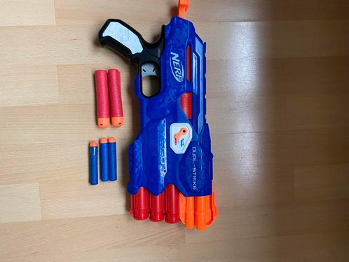 Nerf Elite/Mega Dual Strike, Collections, Jouets, Comme neuf, Enlèvement ou Envoi