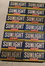 14 Vintage Sunlight zeepdozen 1960s – VOL, Ophalen