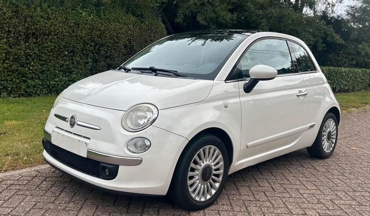 Fiat 500 Benzine 1.2 Airco Panoramische Dak *Keuring, Auto's, Fiat, Particulier, Benzine, Euro 5, Handgeschakeld, Ophalen
