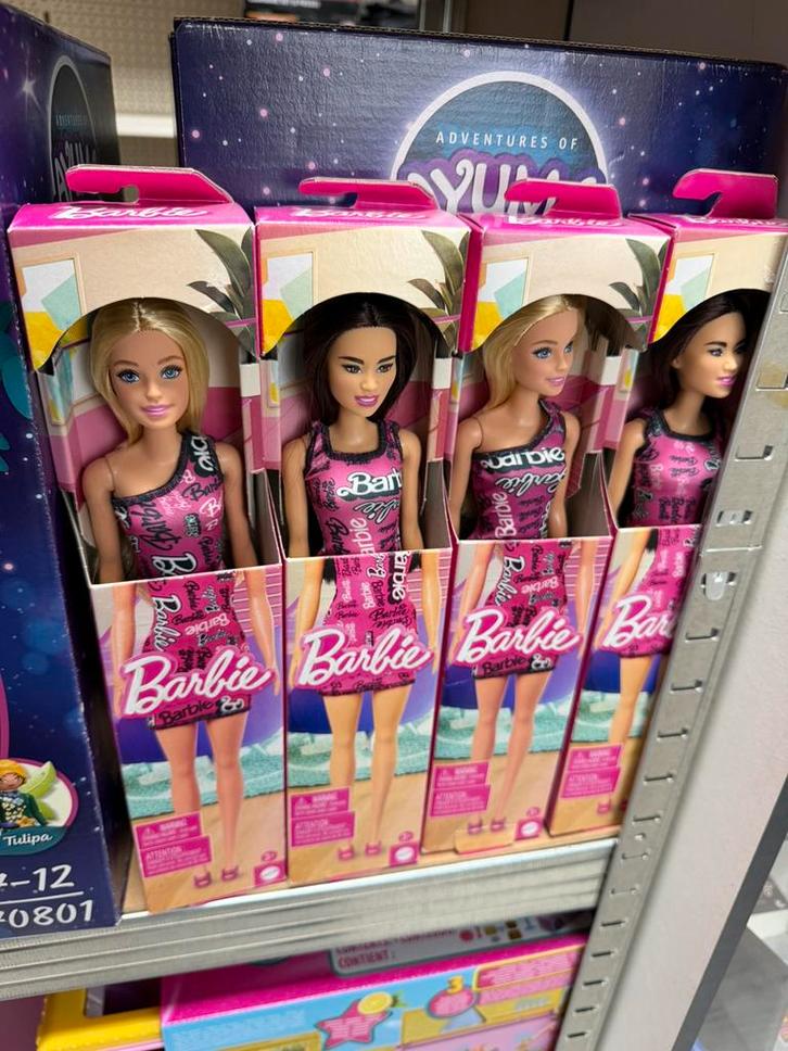 Mattel Barbie Modepop met blond of bruin haar pop - NIEUW, Kinderen en Baby's, Speelgoed | Poppen, Nieuw, Barbie, Ophalen of Verzenden