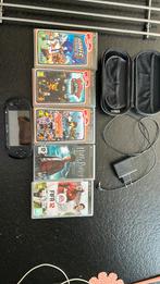 PSP + verschillende spellen, Ophalen, Gebruikt, Zwart, Met games