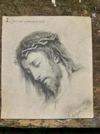 Collection signée de dessins Chemin de croix du Christ, Enlèvement ou Envoi