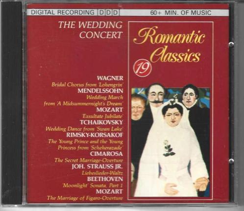 CD Romantic Classics - The Wedding Concert, Cd's en Dvd's, Cd's | Klassiek, Zo goed als nieuw, Opera of Operette, Romantiek, Ophalen of Verzenden