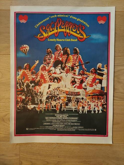 film et musique Bee Gees, SGT PEPPER'S, primordial, Collections, Posters & Affiches, Utilisé, Cinéma et TV, Envoi