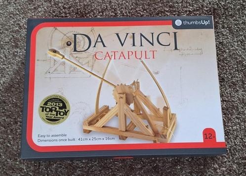 Da Vinci katapult - houten speelgoed (nieuwstaat), Hobby en Vrije tijd, Modelbouw | Figuren en Diorama's, Nieuw, Figuur of Figuren