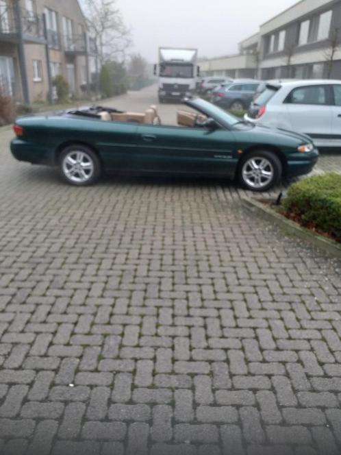 Chrysler Stratus LX cabrio 1996, Auto's, Chrysler, Particulier, Stratus, Benzine, Cabriolet, 2 deurs, Handgeschakeld, Groen, Beige